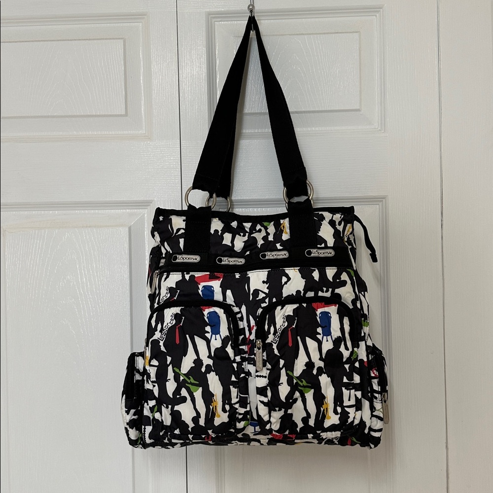 LeSportSac Colorful Abstract Tote Bag